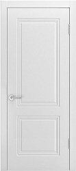 картинка Ульяновские двери, Акцент Грейс В1 ДГ, эмаль белая магазин Dveris являющийся официальным дистрибьютором в России 
