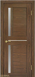картинка Дверь Геона L-9, Орех лесной 15 магазин Dveris являющийся официальным дистрибьютором в России 