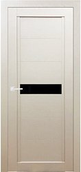 картинка Межкомнатная дверь Т-1 ДО черный лакобель, Renolit, керамика магазин Dveris являющийся официальным дистрибьютором в России 