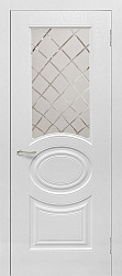 картинка Дверь межкомнатная Роял 1 ПО, Роялвуд, Белый магазин Dveris являющийся официальным дистрибьютором в России 